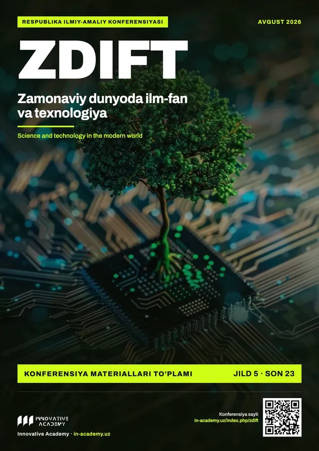 Zamonaviy dunyoda ilm-fan va texnologiya muqovasi