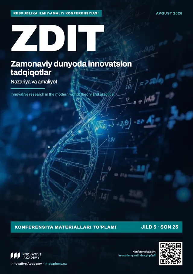 Zamonaviy dunyoda innovatsion tadqiqotlar muqovasi